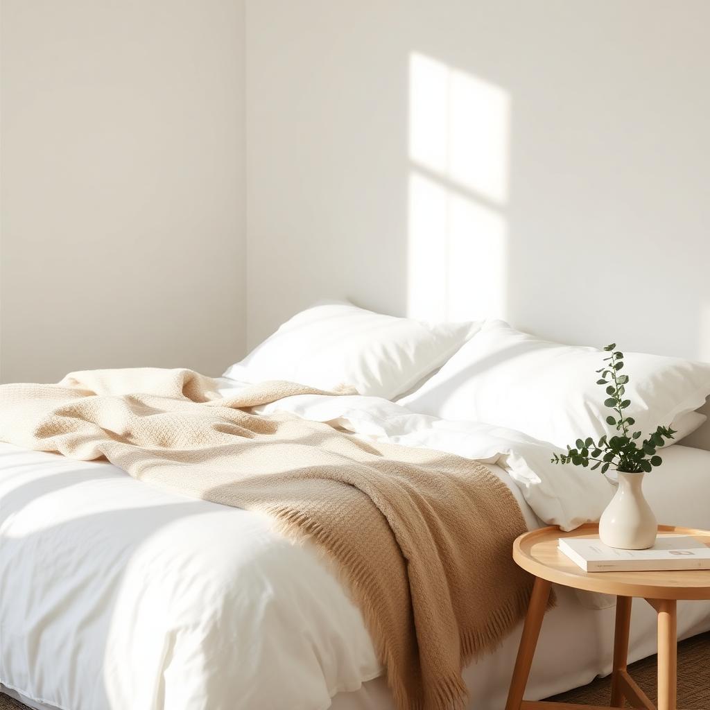 Serene tidy bedroom